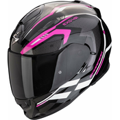 Integralna motoristična čelada Scorpion EXO-491 KRIPTA črno-rožnato-bela