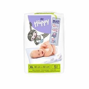 BELLA HAPPY prostirke za bebe (90 x 60 cm) 5 kom