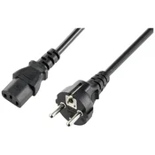 Sygonix Sygonix SY-5243880 hladne naprave priključni kabel črna 2.50 m spiralni kabel, (20519091)