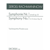 RACHMANINOV:SYMPHONY NO.1 D-MOLL OP.13 STUDY SCORE