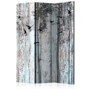 artgeist Paravan Rustic Boards, 3-Delni, Dvostranski