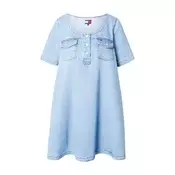 Tommy Jeans Obleka  svetlo modra