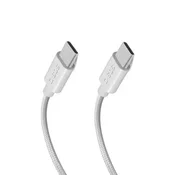 SBS SBS USB-C kabel - 3.2 100W napajanje 1,5 m siv