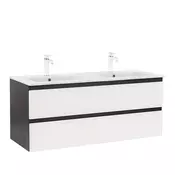 Vario Forte 120 spodnja omarica z umivalnikom antracitno bela