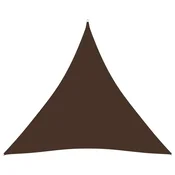 Vidaxl Senčno jadro oksford blago trikotno 4,5x4,5x4,5 m rjavo