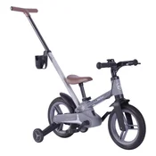 Bicikl s pomoćnim kotačima Speedy 4u1 - siva