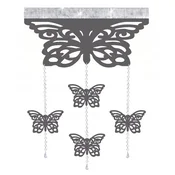 shumee Moderna zavesa BUTTERFLIES SCREEN z odprtimi obeski GLAMOUR Garland 60x95