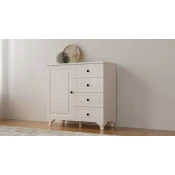HANAH HOME Bela mat komoda Rb 044 01