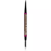 NYX Professional Makeup Blade & Shade svinčnik za obrvi s krtačko odtenek 09 Brunette g