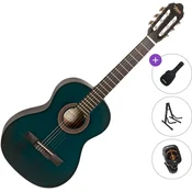 Valencia VC203 Standard SET Transparent Blue 3/4 klasična kitara za otroke
