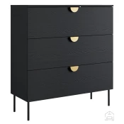 Komoda Mond 27 3SZ - črna