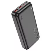 Hoco Zunanja baterija powerbank J101A 20000 mAh Fast Charge 22,5W + PD za Samsung, Apple - črn