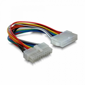 Delock adapter podaljšek ATX 20pin M/Ž 20cm 82120