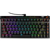 Gaming Tipkovnica Žična Asus ROG Falchion Ace 75 HE DE | črna RGB (magnetna stikala V2X) (90MP047H-BKDA20)