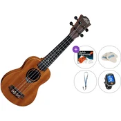 LAG BABY TKU-110 Tiki Standard SET Natural Satin Soprano ukulele