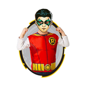 Rubies: Justice League - Premium kostum Robin z masko iz papirja, 95-125 cm
