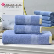 Grace Set peškira, 3 komada, Plavi