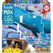 Puzzle Podmorský svet MAX Educa 28 velkých dielikov od 3 rokov EDU19956