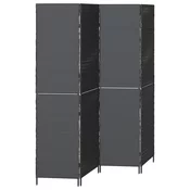 Pregradna pregaca Crna 195 x 180 cm poliratan