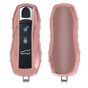 Silikonski etui za avtomobilske ključe za Porsche - roza