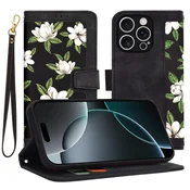 Etui Techsuit FlipCraft za iPhone 16 Pro - flowers of the dawn