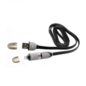 KABEL SBOX USB-MICRO USB + IPH.5 M/M 1,5M Crni