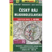 Shocart Bohemian Paradise / Cesky Raj, Mladoboleslavsko. Turistična karta 421. Izd. 2023.