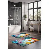 Lessentiel Maison Set prostirki za kupatilo CT-5374, 2 Komada, Šarena