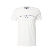 Tommy Hilfiger Majice s kratkimi rokavi TOMMY FLAG HILFIGER TEE Bela