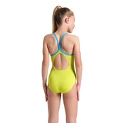 Arena star graphic swimsuit lightdrop back girls lime 116cm