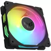 ASUS TUF Gaming TR120 ARGB Reverse ventilator, 120mm PWM, črn - 90DA00D0-B09000