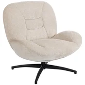 Homestar Vrtljiv poudarjeni stol 83x89x85 cm krem