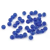 Plastične kroglice z razpokami O8 mm - (19) mornarsko modra (500 g)