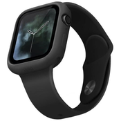 UNIQ Lino Apple Watch Series 4/5/6/SE 44mm ash black (UNIQ-44MM-LINOBLK)