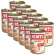 RINTI SENSIBLE piščanec & korenje v konzervi 12 x 400 g