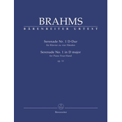 BRAHMS:SERENADE NO.1 IN D MAJOR OP.11 4HANDS