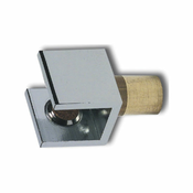 Zatični nosilec steklene police deb. st. 6-8 mm medenina krom