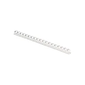 Spirala za plasticne dokumente FELLOWES 12 mm, bijela plasticna spirala, za 56–80 listova, 100 komada, 5346206