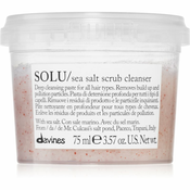 Davines Essential Haircare SOLU Sea Salt Scrub Cleanser čistilni piling za vse tipe las 75 ml