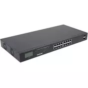 Intellinet 561259 mrežni prekidac Neupravljano Gigabit Ethernet (10/100/1000) Podrška za napajanje putem Etherneta (PoE) Crno