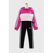 ADIDAS SPORTSWEAR Odjeca za vježbanje, roza / roza / crna / bijela