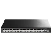 Cudy GS5048S4 mrežno stikalo Upravljano L3 Gigabit Ethernet (10/100/1000) Črna