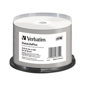 Verbatim DVD-R 4,7 GB X16 AZO DL+ Printable Thermal White NO ID (50 torta)