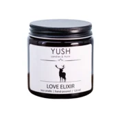 shumee Dišeča sveča Love Elixir - bergamotka, mandarina, citrus - yush - 120 ml