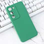 TERACELL Maska za Samsung S916 Galaxy S23 Plus Silikon Pro Camera zimzelena