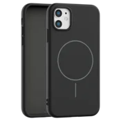 Velvet Touch MagSafe maska za iPhone 11 – Crna