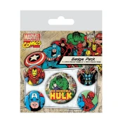 Pyramid MARVEL COMICS (HULK) set bedževa