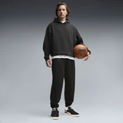 PUMA Fundamentals Fleece Basketball Sweatpants, Clothing, Black, XS
