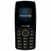 EVELATUS mobilni telefon Easy Button, Black