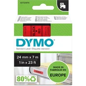 DYMO Pisalni trak DYMO D1 53717 trak: rdeče barve, barva pisave: črna 24 mm 7 m